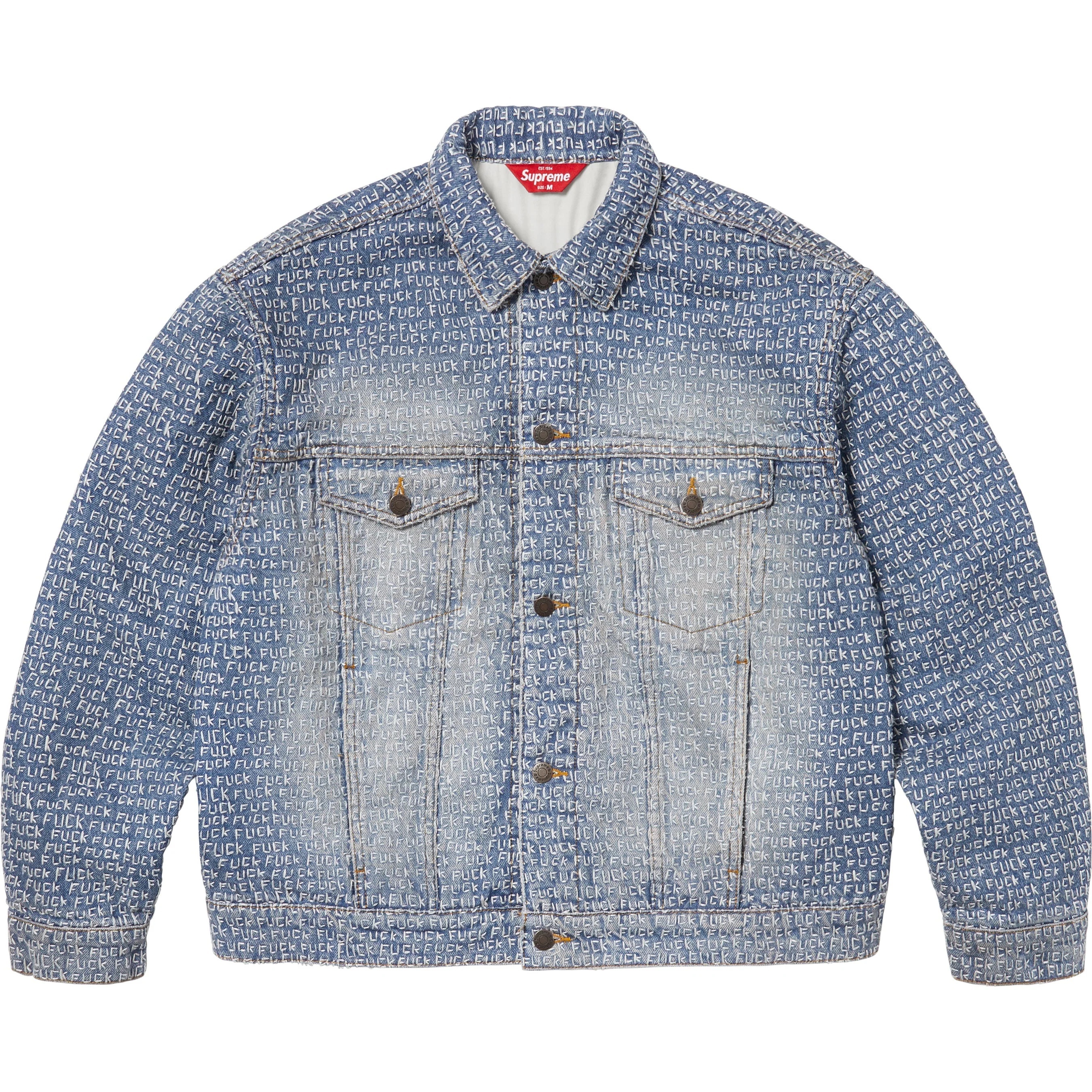 Fuck Stitch Denim Trucker Jacket view 6